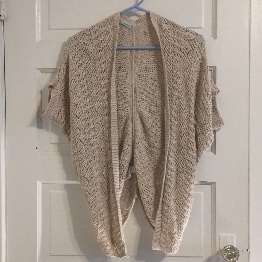 Tan knit sweater